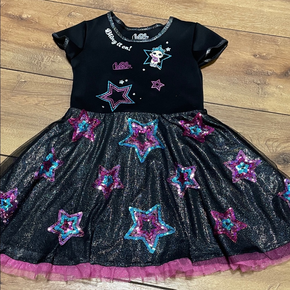 L.O.L. Surprise! Black and Pink Starry Dance Dress